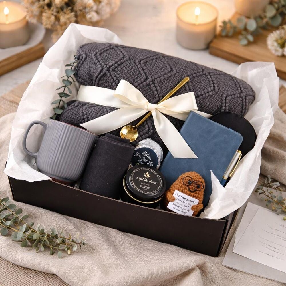 Sympathy Gift Basket – Unisex Get Well Recovery & Bereavement Care for Loss Pack
